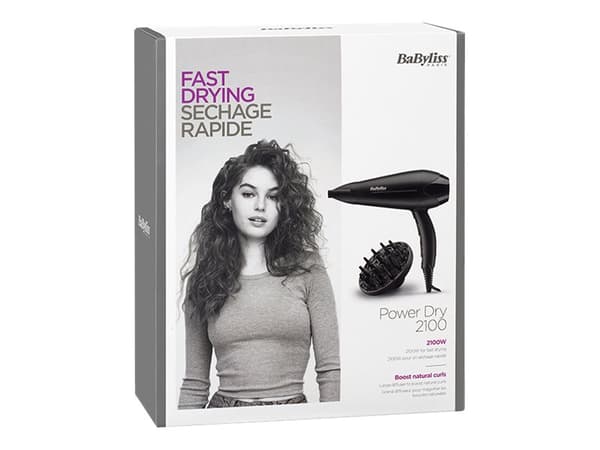 BaByliss Hårtörrer D563DE Power Dry 2100