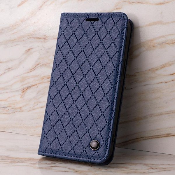 Smart Caro fodral för iPhone 16 pro max  blå blå