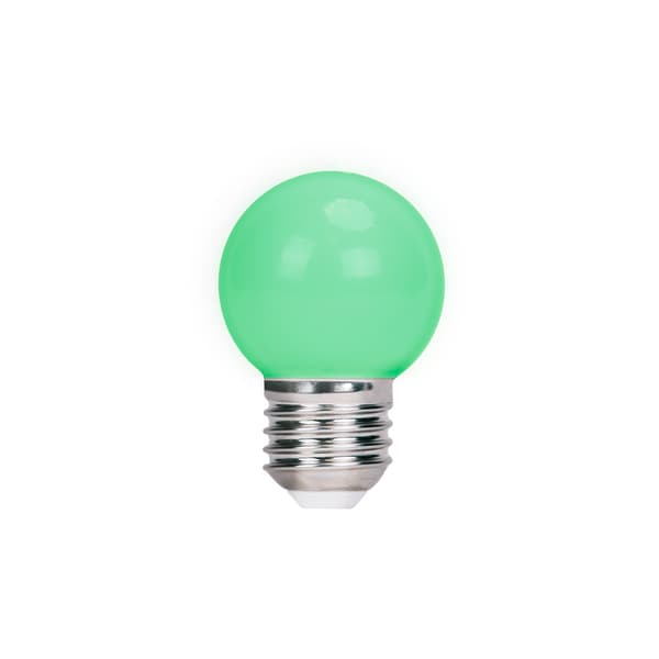 Forever Light LED-lampa E27 G45 2W 230V grön 5st grön