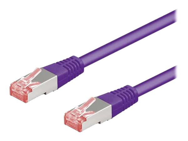 Goobay CAT 6 S/FTP CU 2m Violet lila