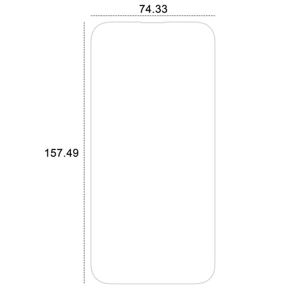 Etteri hybridglas för iPhone 16 Plus