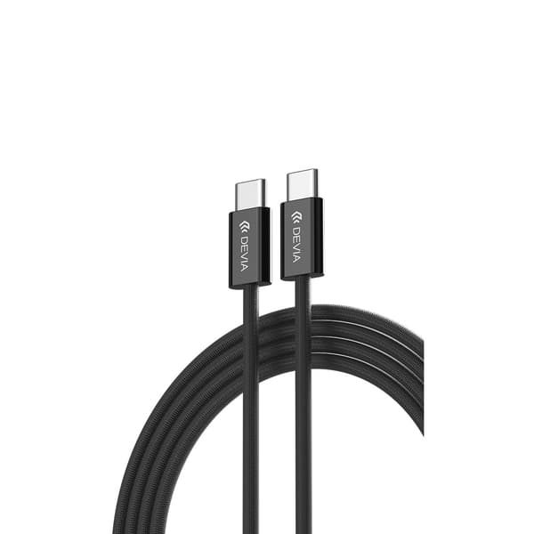 Devia-kabel Smart EC325 PD USB-C - USB-C 1,0 m 60W 3A svart