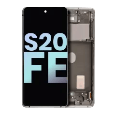 OLED Assembly With Frame For Samsung Galaxy S20 FE 4G / 5G (Service Pack) (Cloud White)
