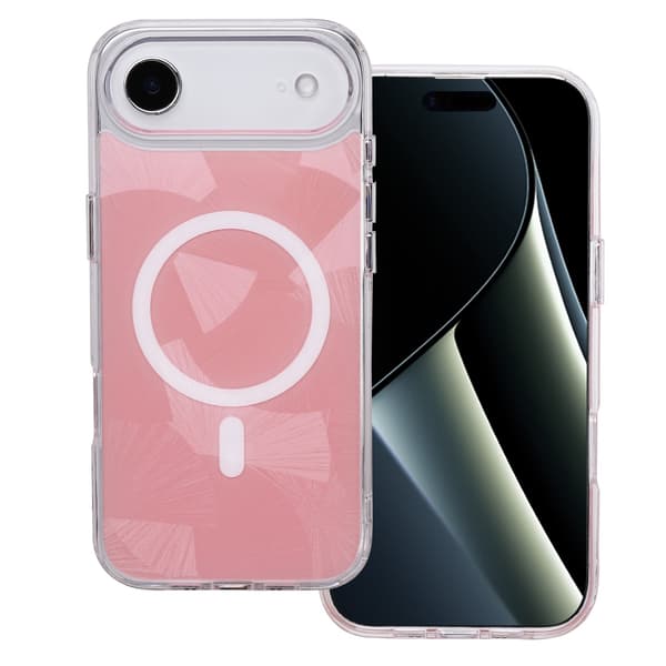 Flash Mag skal för iPhone 17 Air rosa rosa
