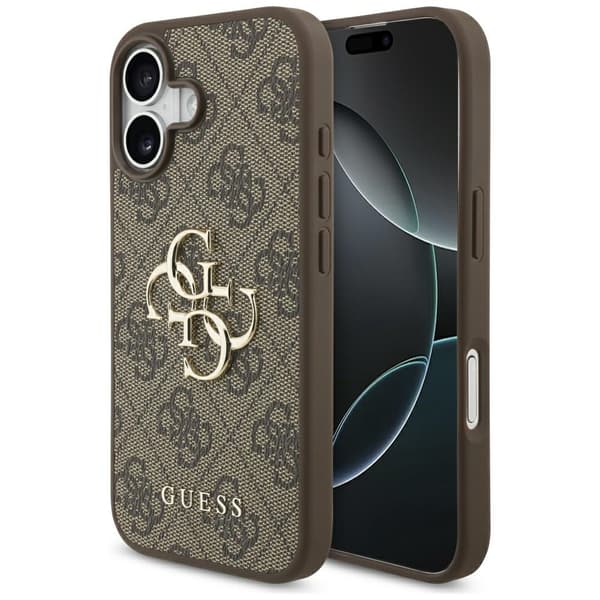 Guess 4G Big Logo Case for iPhone 17 Brown