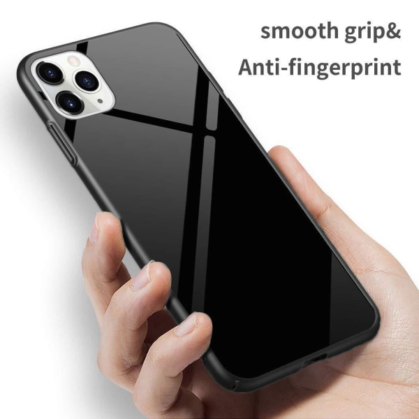 Forcell glas backfodral för iphone Xs max svart Black