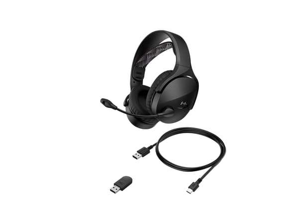 HyperX Cloud Jet Wireless Black Gaming trådlös hörlurar svart