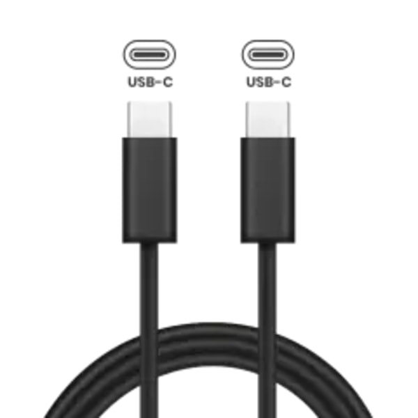 Thunderbolt 4 USB-C till USB-C-kabel för MacBook / iMac / Mac (1 m) (OEM Pull Grade: A)