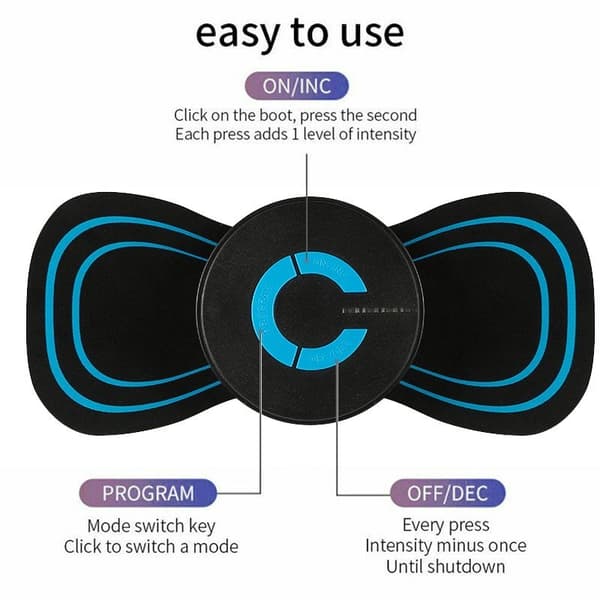 Elektrisk nackrygg Massager