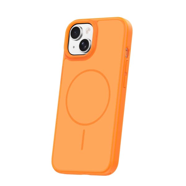 Frame Thin Mag-fodral för iPhone 14 6,1\" orange