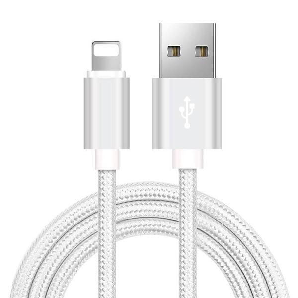 hög kvalitet 2 m iphone kabel silver Silver