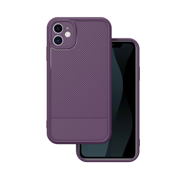 Enkelt kolfodral för iPhone 11 lila