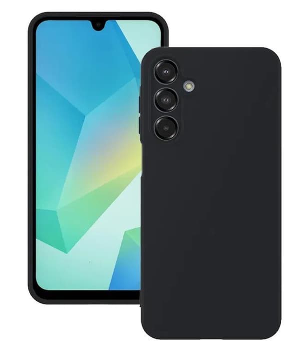 Silikonskal för Samsung Galaxy A36 5G svart svart