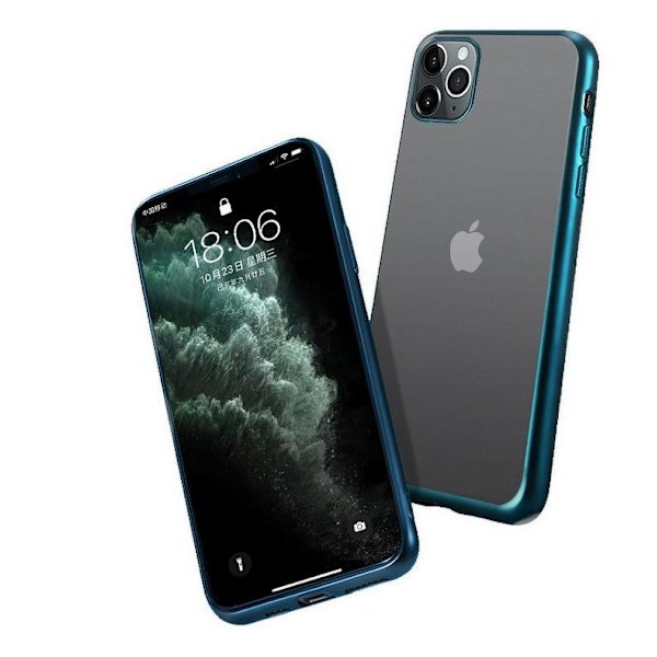 Forcell ELECTRO MATT hård silikon fodral för iphone 12 max grön Green