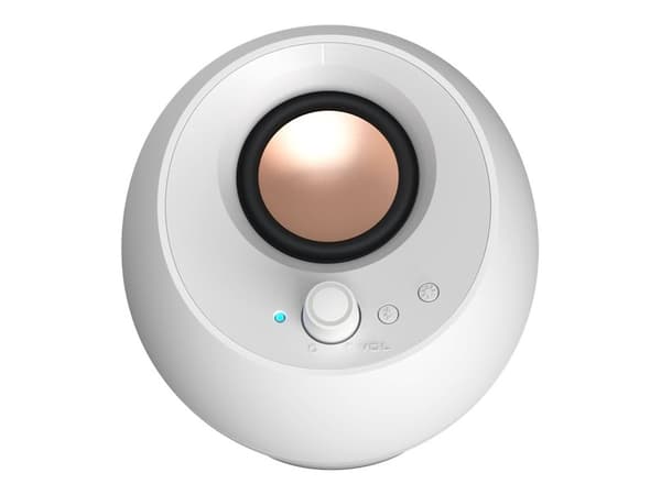 Creative Pebble Pro 2.0-kanal Höjttalere vit