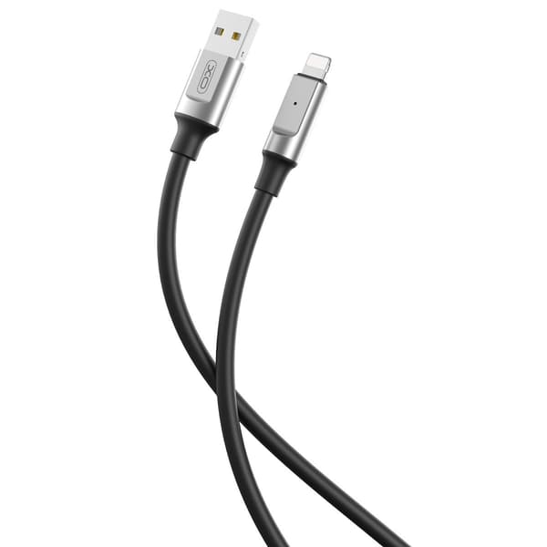 XO-kabel NB251 USB - Lightning 1,0 m 6A svart svart