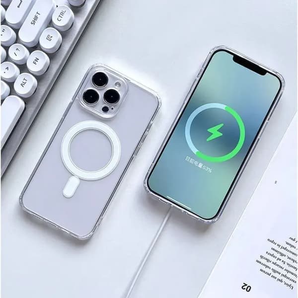 Silikonfodral med stöd för MagSafe för iPhone 11 Pro Max