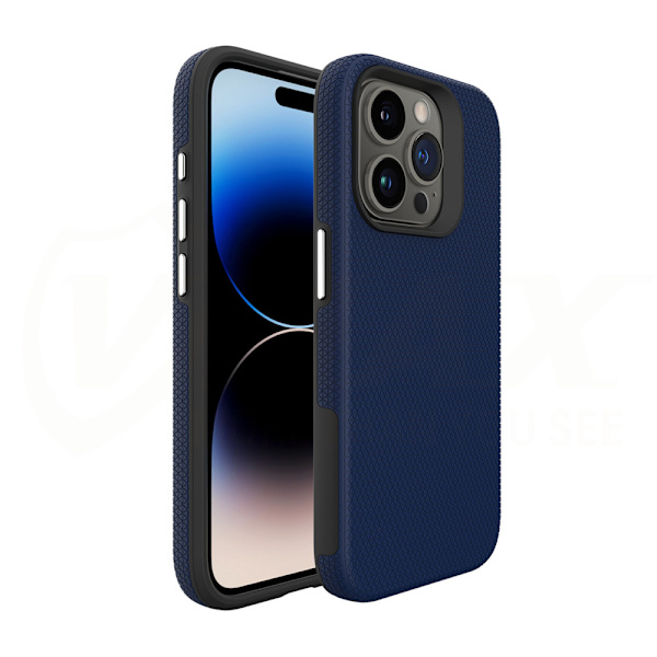 Vmax Triangle-fodral för iPhone 16 Plus 6,7\" marinblå