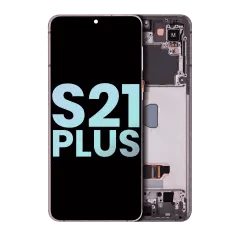 OLED Assembly With Frame For Samsung Galaxy S21 Plus 5G (Service Pack) (Phantom Violet / Pink / Gold)