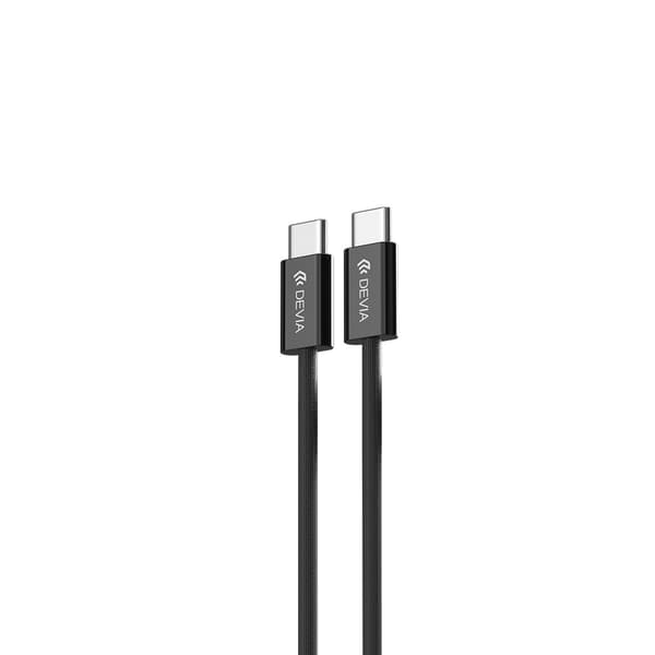 Devia-kabel Smart EC325 PD USB-C - USB-C 1,0 m 60W 3A svart