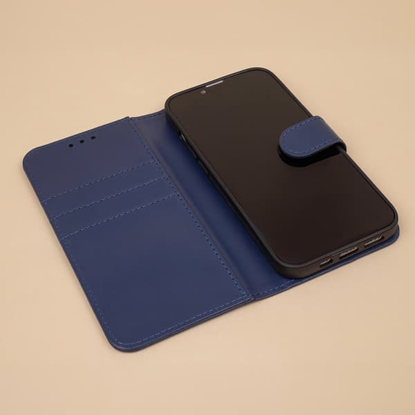 Smart Classic-fodral för iPhone 16 Plus 6,7\" blå