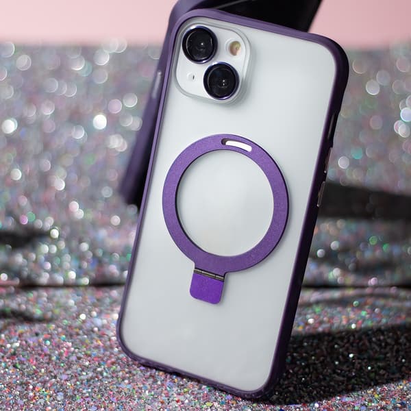 Mag Ring skal för iPhone 13 lila lila