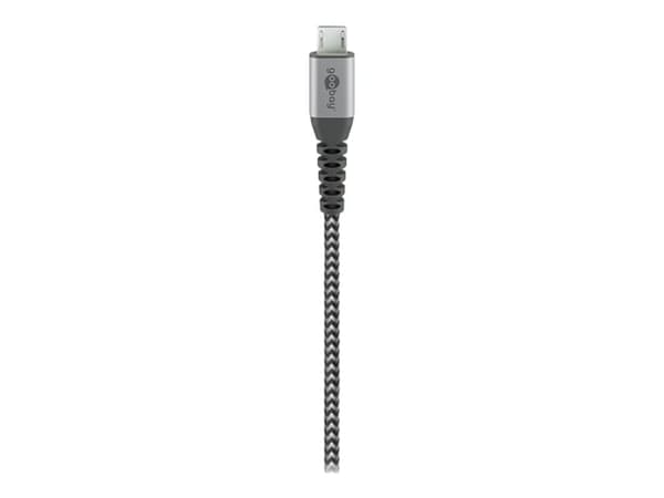 goobay USB-kabel 1m svart Silver