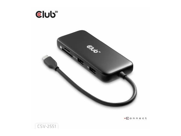 Club 3D 8-in-1 USB-C Dockingstation