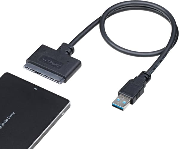 StarTech.com SATA to USB Cable - USB 3.0 to 2.5 SATA III Hard Drive Adapter - External Converter för SSD/HDD Data Transfer (USB3S2SAT3CB) Lagringskont