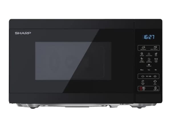 Sharp Mikrovågsugn YC-MS02EB - 800W, 20L Fritstående Svart