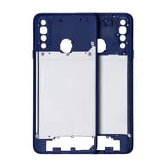Mellanramshölje för Samsung Galaxy A20S (A207 / 2019) (Eftermarknad Plus) (Blå)