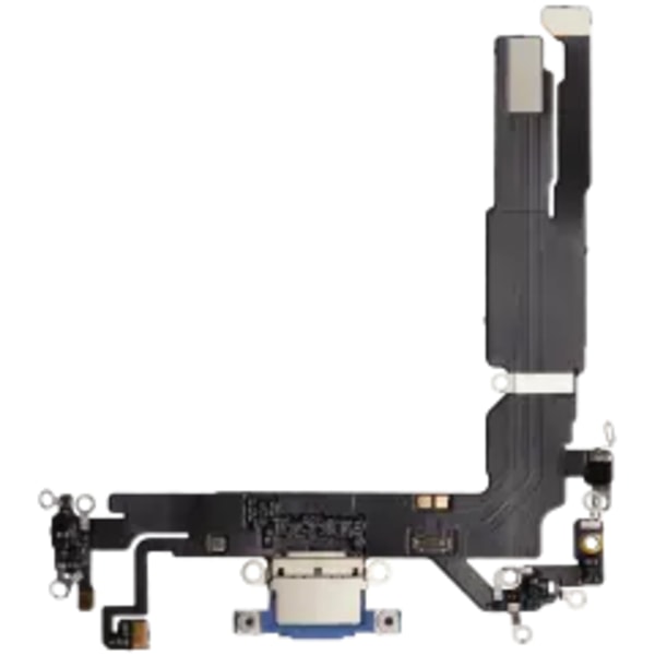 Laddningsport Flexkabel för iPhone 16 (Eftermarknad Plus) (Ultramarin)