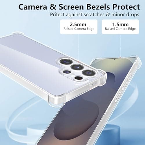 2st skärmskydd och silikonfodral för Samsung S23