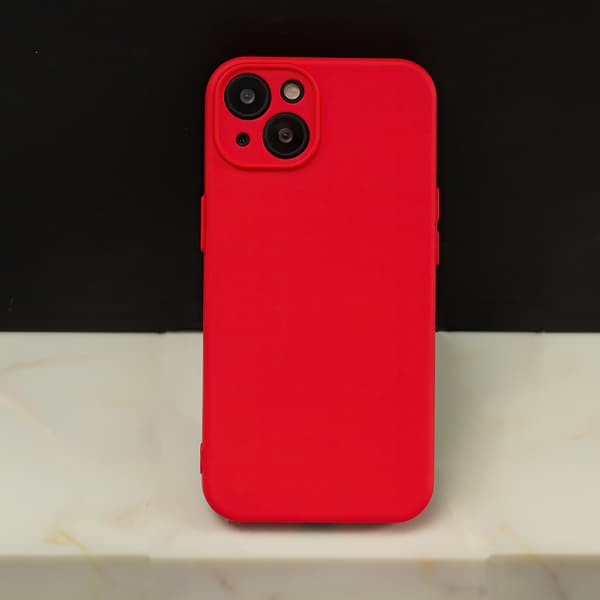 Silikonfodral till Poco M7 Pro 5G röd