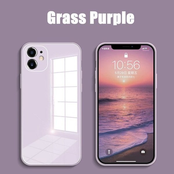 glasfodral för iphone 12pro|svart svart