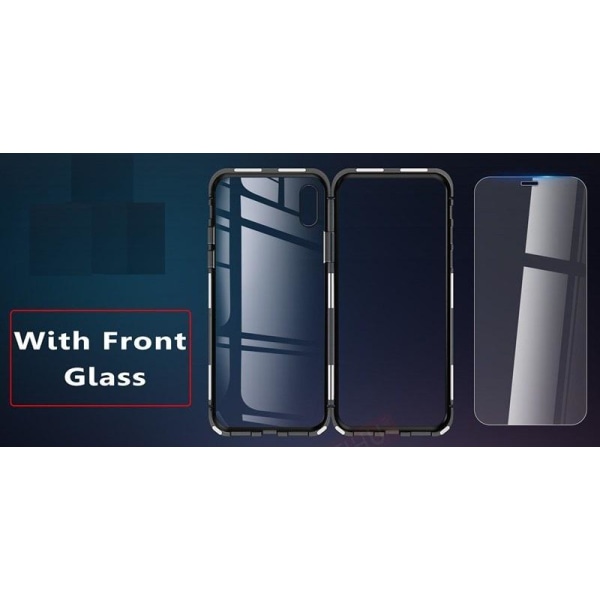 nya magnet fodral för din iphone 11 pro med häradt glas