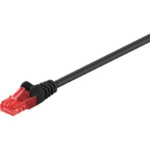 Goobay CAT 6 U/UTP CCA 1m Black svart