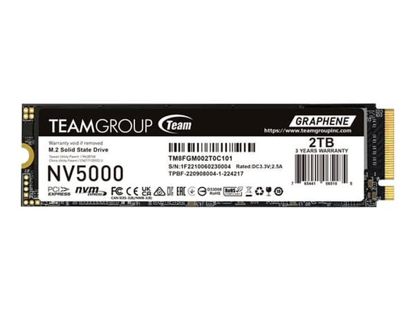 Team Group NV5000 SSD 2TB M.2 PCI Express 4.0 x4 (NVMe)