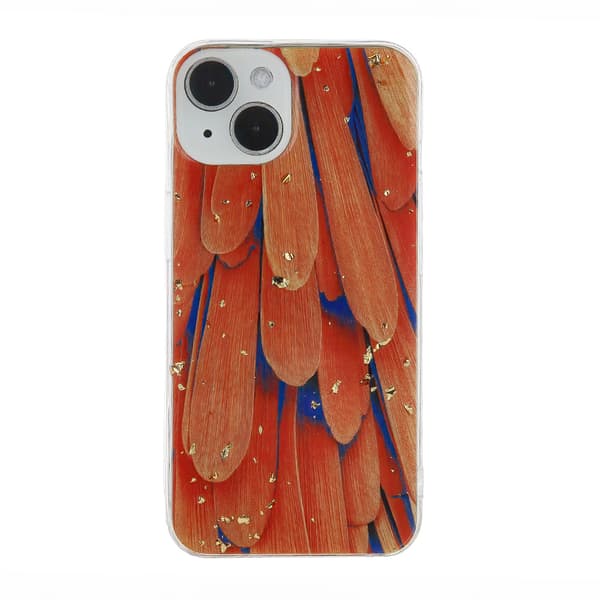 Guld Glam skal för iPhone 11 orange orange