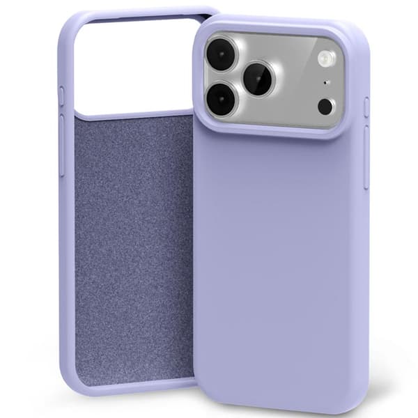 Mercury silikonfodral för iPhone 17 Pro Max / 18 Pro Max lavendelgrå
