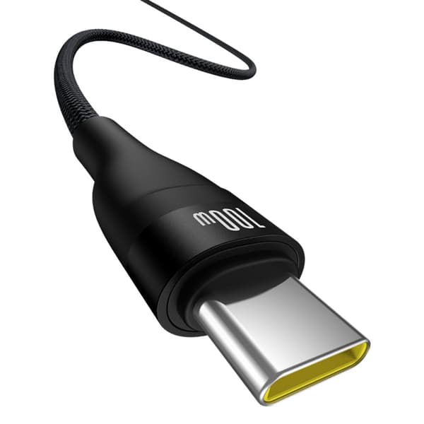 Baseus Flash 2 Laddningskabel USB till USB-C 100W 1m Klustersvart