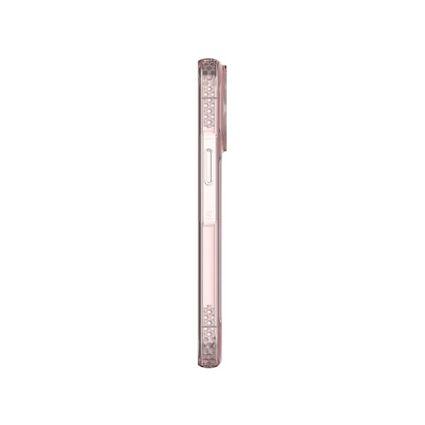 Silicone Case for iPhone 15 Pro Max - Clear Pink, Shockproof