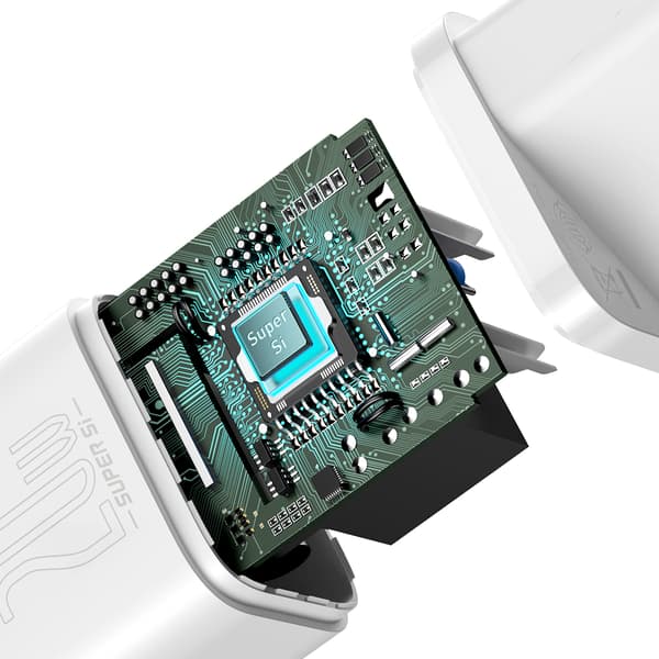 Baseus väggladdare Super Si PD 20W 1x USB-C vit vit
