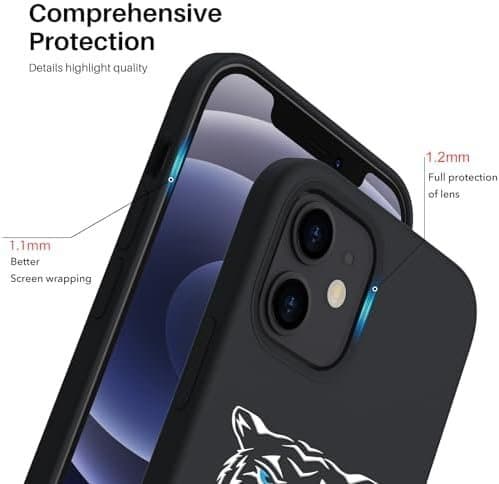 Flytande silikonskal för iPhone 16 svart