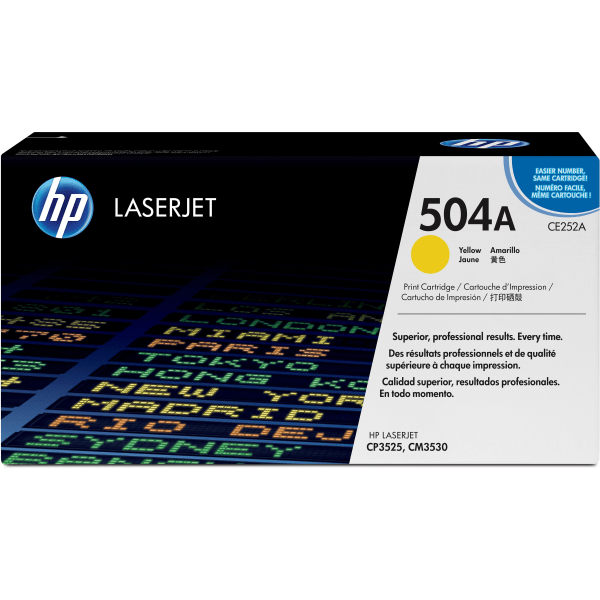 HP 504A Gul 7000 sidor Toner CE252A