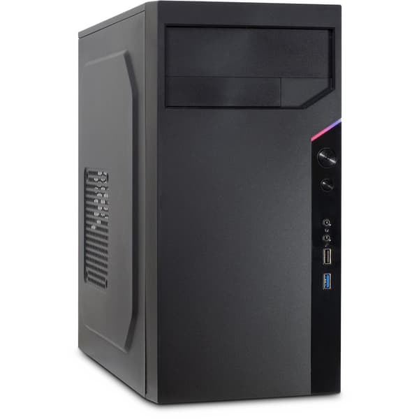 Inter-Tech IT-6505 Reto Tower Micro ATX svart