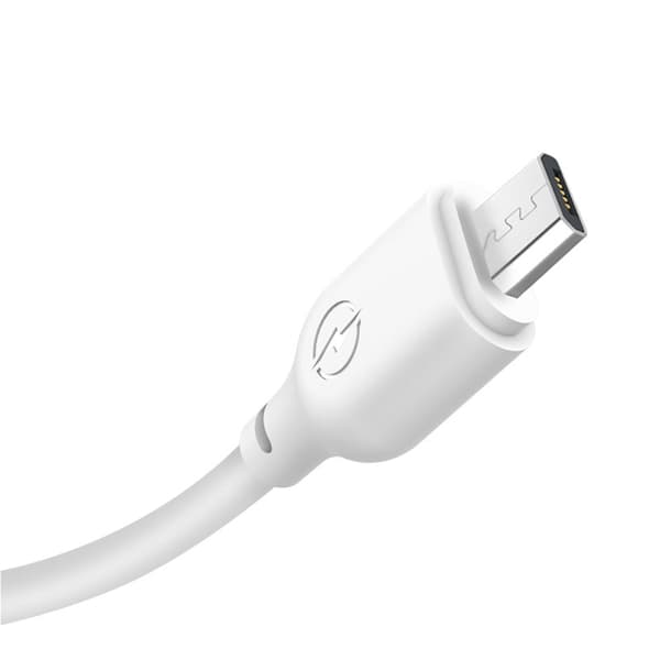 XO-kabel NB103 3-i-1 USB - Lightning + USB-C + microUSB 1,0 m 2,1A vit vit