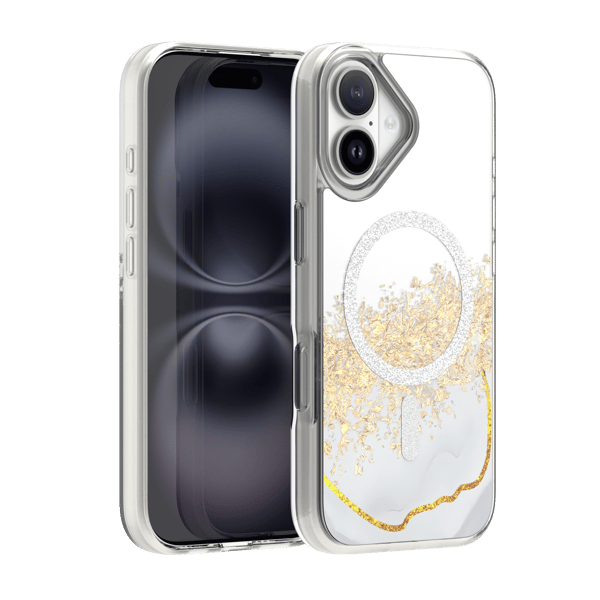 Epoxy Mag skal för iPhone 16 vit