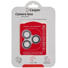 Casper kameralinsskydd för iPhone 13 Pro / 13 Pro Max (blå) (klar)
