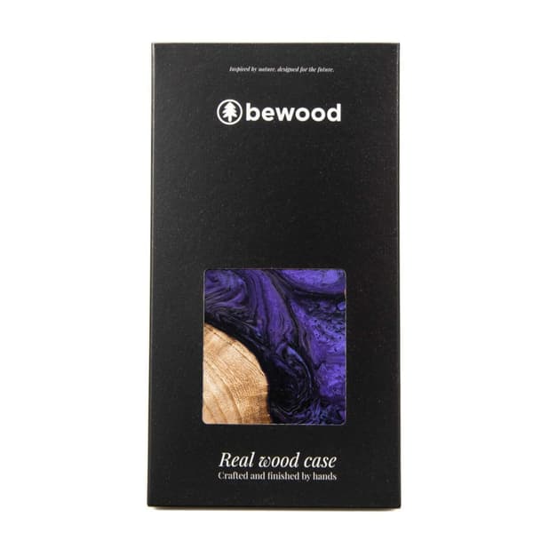 Bewood Unique Case for iPhone 15 Plus 6.7\" Violet with MagSafe